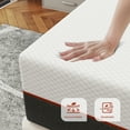 thumbnail image 4 of Full Mattress, Kviwasha 10 inch Gel Memory Foam Mattress in a Box, Cool Sleep & Pressure Relief & Motion Isolating, 4 of 6