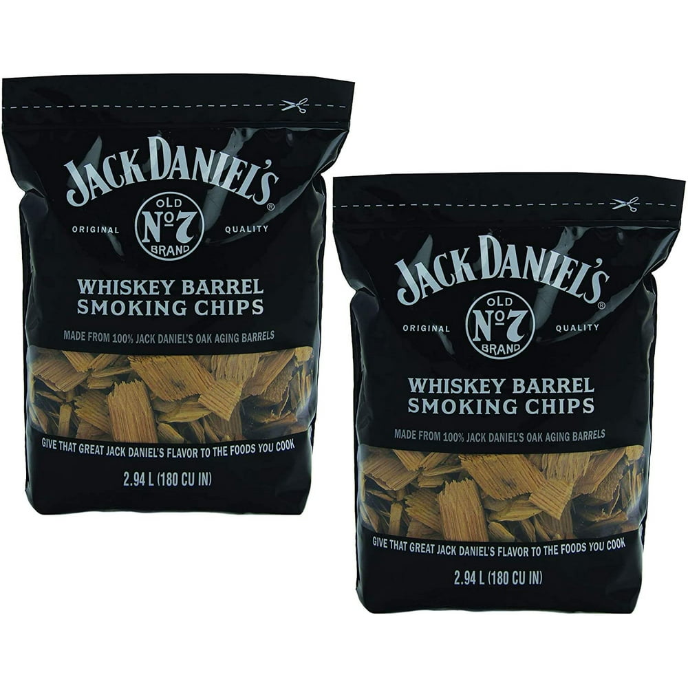 Jack Daniels 01749 Wood BBQ Smoking Chips (2 Pack)