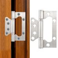 thumbnail image 4 of Window Hinges, Heavy Duty 6PCS Stainless Steel Flat Open Hinge, for Window Cupboard Cabinet Home, 4 of 8