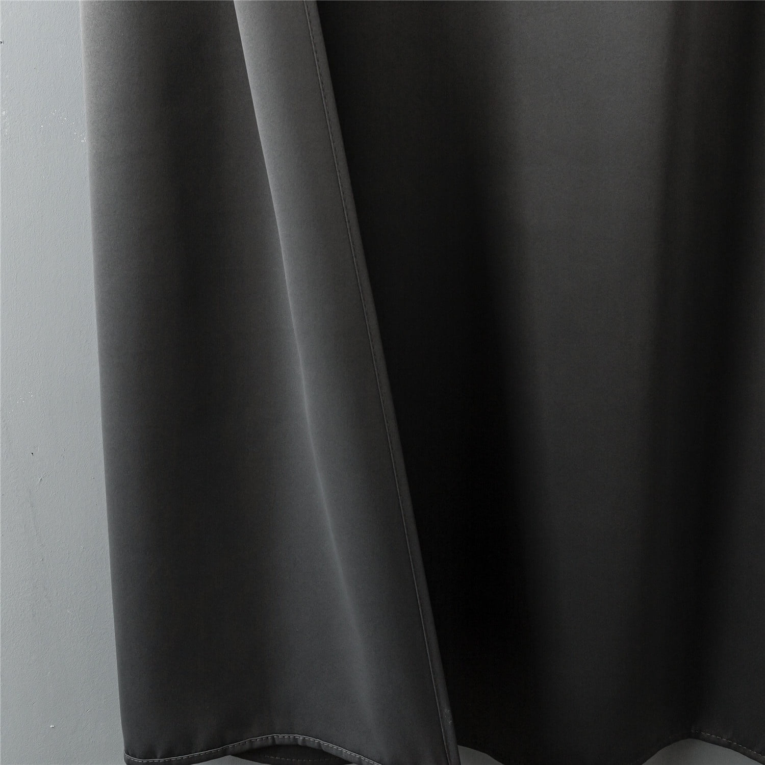 DBOZE Blackout Curtains 42x84 Inch Set of 2, Thermal Insulated Room Darkening Window Curtains with Grommet Top for Bedroom & Living Room (Dark Gray)
