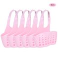 thumbnail image 3 of Cesta de drenaje ajustable y soporte para esponja para ahorrar espacio Organizador funcional para fregadero de cocina de color rosa, 3 of 8