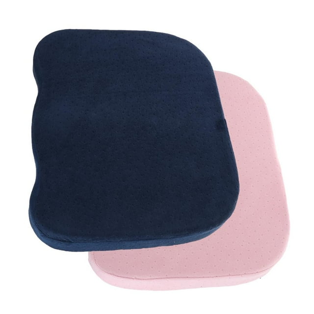 Cojín De Asiento Coccyx Tailbone 2X - Cojín De Espuma Viscoelástica Para El Dolor Del Nervio Ciático De Tailbone - Parte Inferior Antideslizant Macarena Cojín de asiento cómodo