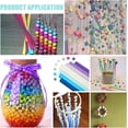 thumbnail image 7 of 1080 Sheets Star Origami Paper 7 Colors Luminous Lucky Star Origami Paper Double Sided Decoration Origami Paper Strip Folding Paper Star Strips for DIY Handcrafts Arts School Teaching Color 2, 7 of 7