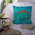 thumbnail image 3 of Carolines Treasures BB7399PW1414 Stegosaurus Watercolor Fabric Decorative Pillow  14Hx14W multicolor, 3 of 4