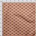 thumbnail image 3 of oneOone Georgette Viscose Fabric Lotus Block Printed Craft Fabric BTY 42 Inch Wide, 3 of 4