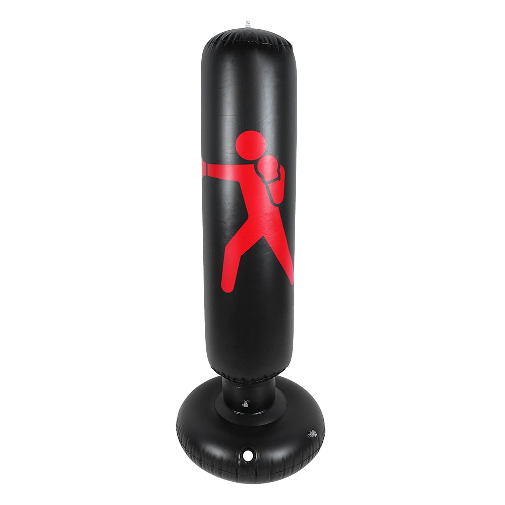 LHCER Inflatable Punch Bag,Sandbag,160cm Height PVC Fitness Hit Sandbag Adults Children