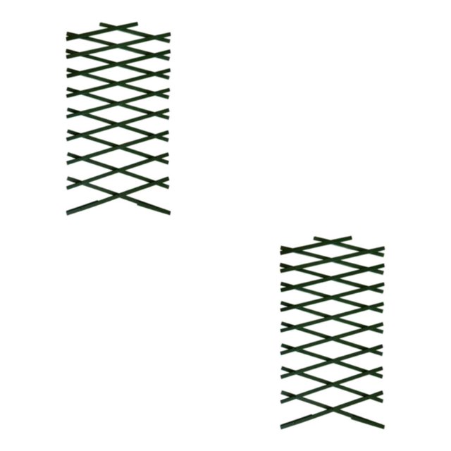 Wweixi Versatile Garden Fence with Climbing Plants Support for Courtyard Wall Decor Style A 2Set