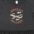 thumbnail image 4 of Inktastic Aircraft Spotter Plane Lover Girls Toddler Dress, 4 of 5
