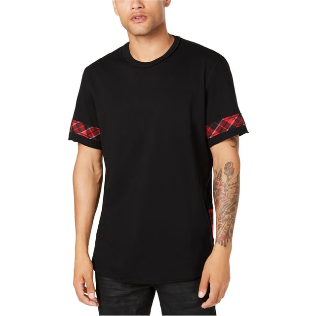 Camiseta Básica a Cuadros Tweak para Hombre I-N-C Color Negro XL