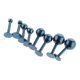 thumbnail image 1 of 4 Pares Mujeres Chicas Hombres Lip Studs Tragus Barbell Nariz s Piercing Joyería - Azul Sunnimix Aretes de acero inoxidable, 1 of 6
