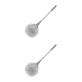 thumbnail image 3 of Worgeous 2pcs Telescopic Duster With Extension Pole Ceiling Fan Cleaner High Ceiling Duster For Cobwebs And Dust Reusable And Washable For Home Cleaning Gray, 3 of 8
