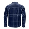 thumbnail image 4 of Xysaqa Men's Casual Long Sleeve Denim Jacket Men Big & Tall Jean Trucker Coat Outwear with Pockets 2X 3X 4X 5X Clearance, 4 of 7