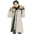 thumbnail image 3 of Orolay Women's Down Puffer Coat Winter Jacket with Adjustable Hood Beige S, 3 of 5