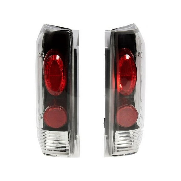 Tail Light Set 2 Piece - Compatible with 1990 - 1996 Ford F-150 1991 1992 1993 1994 1995