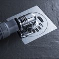 thumbnail image 4 of Floor Drain Cover Easy Clean Home With Pipe Connector For Washing Machine Square, 4 of 7