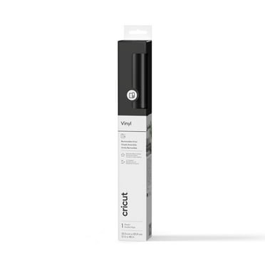 Cricut Vinyl  Removable (4 ft), Black, 12 x48, Roll