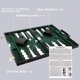 thumbnail image 4 of Set de backgammon CAYOULR Classic con funda de piel de primera calidad de 45 cm, 4 of 7