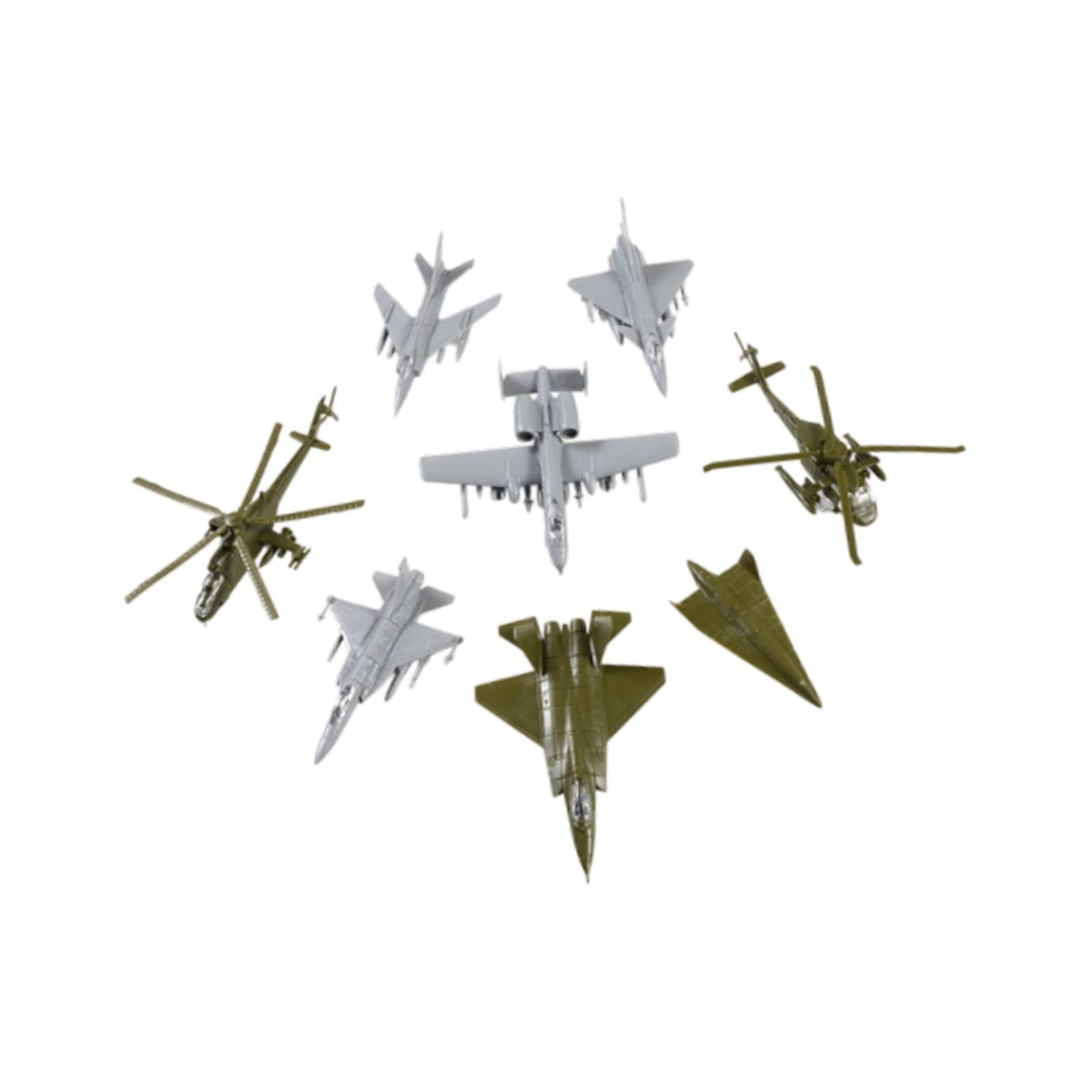 guohui 8 Pieces Airplane Toy Model 1:144 Scale Model Airplane Aviation Collectibles B
