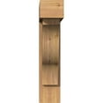 thumbnail image 2 of Ekena Millwork 7 1/2"W x 30"D x 34"H Funston Block Smooth Bracket w/ Offset Brace, Western Red Cedar, 2 of 25