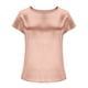 thumbnail image 5 of Camisas de Cuello Redondo de Color Sólido de Manga Corta de las Mujeres, Blusa Casual para el Uso Diario de Primavera Verano, 5 of 8