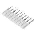 thumbnail image 2 of End Milling Cutter Bit, High Strength 10Pcs  Milling Cutting Wear Resistant End Mill 1/8  For Wood, 2 of 8