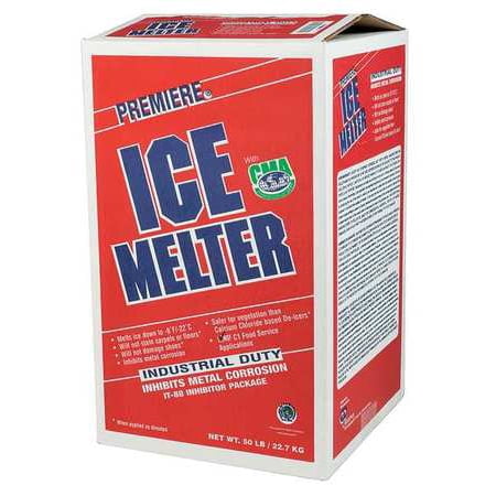 PREMIERE CPM050P Ice Melt, Granular, 50 lb. Carton, -8 F
