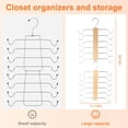 thumbnail image 2 of sixwipe 2 Pack Tank Top Hanger, Wooden Bra Organizer for Closet, Maximum 12 Storage Capacity, Top 360 degrees Rotation, Hanging Space Saving Hook for Tank Tops, Sport Bras, Camisoles, Lingeries, 2 of 7