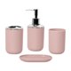 thumbnail image 4 of Accesorios de baño Decoración de baño Portacepillos para encimera de tocador rosa, 4 of 9