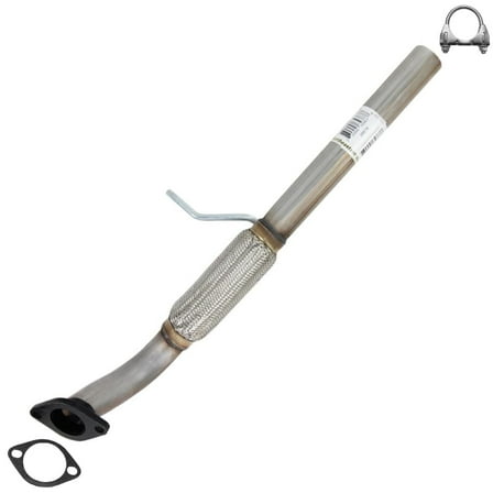 Stainless Steel Exhaust Front Pipe with Flex Fits 2012-2015 Ford Explorer 2.0L -  Direct Fit