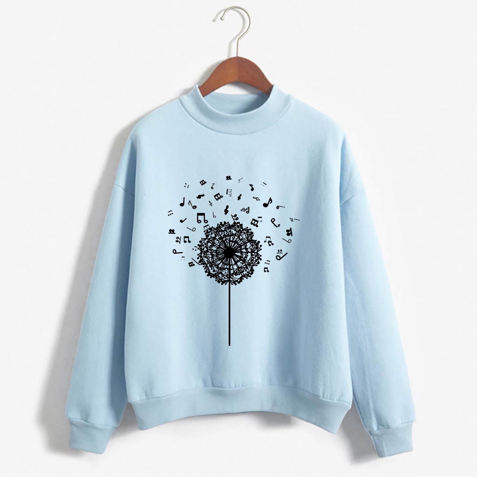 Womens Cute Sweatshirts for Teen Girls Long Sleeve Crewneck