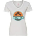 thumbnail image 3 of Inktastic Bermuda Vacation Trip Women's V-Neck T-Shirt, 3 of 5