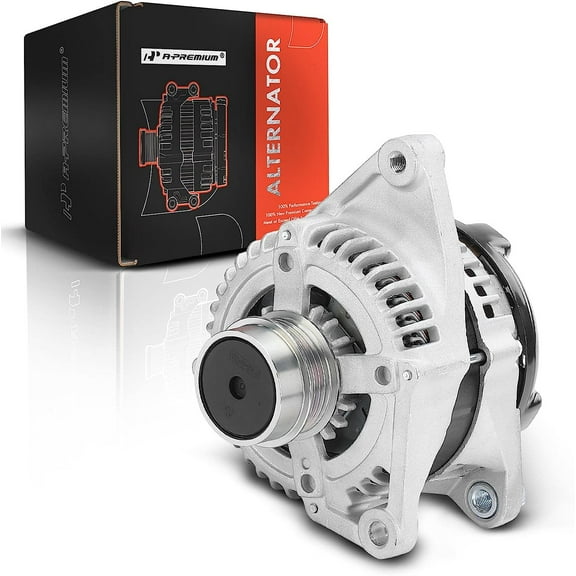 A-Premium Alternator for Toyota Camry 2010-2011 - L4 2.5L, 12V 100A 4-Groove Decoupler Pulley Clockwise