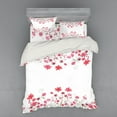 thumbnail image 2 of Ambesonne Floral Bedding Set 3 Pcs, Herbs Blossoms Bridal, Twin XL, Pink Green White, 2 of 3