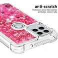 thumbnail image 4 of Compatible with Motorola Moto G Stylus 5G Case Glitter Liquid Cute Clear Phone Case Floating Quicksand Shockproof Protective Bumper Silicone TPU Case for Moto G Stylus 5G Love Pink YB, 4 of 9