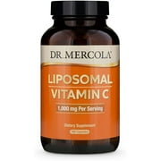 Dr. Mercola Liposomal Vitamin C, 1,000mg per Serving, 90 Servings (180 Capsules)
