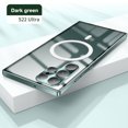 thumbnail image 4 of TECH CIRCLE for Samsung Galaxy S22 Ultra 5G Case, Magnetic Frosted Metal Case with Wireless Charging Durable Shockproof Protective Case for Samsung Galaxy S22 6.8" 2022 Women Men, Green, 4 of 10