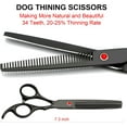 thumbnail image 2 of Professional Dog Grooming Scissors Kit, Titanium Coated Dog Scissors for GroomingGrooming Shears Kit for Dogs Cat Pet At Home, 2 of 5