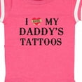 thumbnail image 4 of Inktastic I Love My Daddy's Tattoos Boys or Girls Baby Bodysuit, 4 of 5