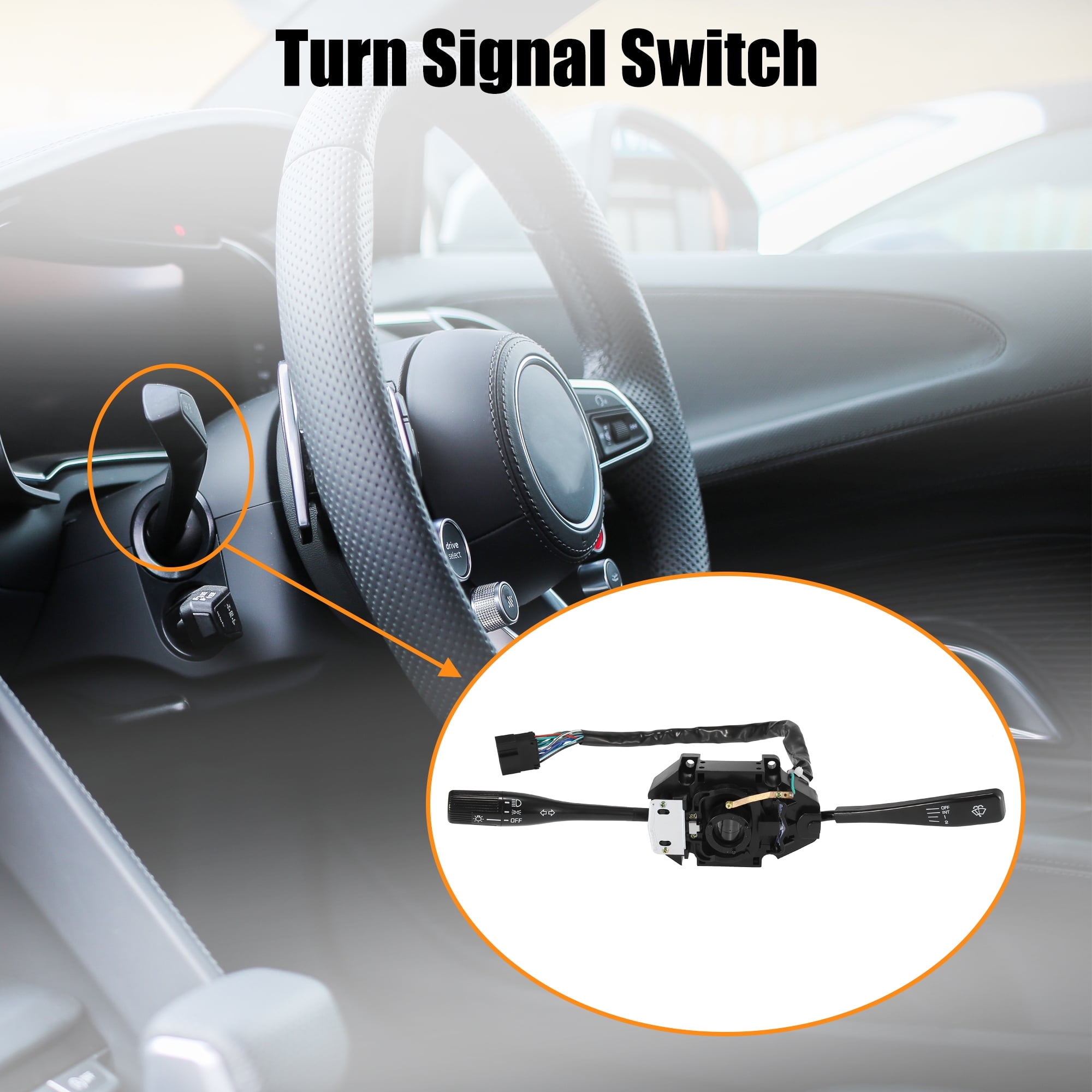 Unique Bargains Car Turn Signal Switch Multifunction Combination Lever for Mitsubishi