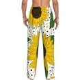 thumbnail image 3 of Xecao Sunflowers Men's Straight Lounge Pajama Pants: The Ultimate in Comfortable Sleepwear, 3 of 9