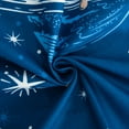 thumbnail image 3 of Microfiber Twin Duvet Cover Set, 2 Pieces Ultra Soft Starry Sky Printed Comforter Cover Set with Zipper Closure and Corner Ties, Blue and White, 3 of 7