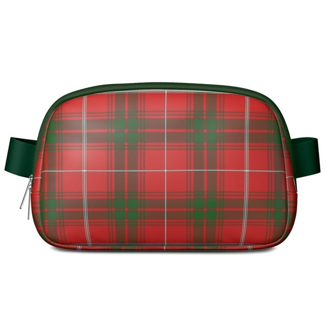 Colorful Checkered Belt Bag – Plaid-Inspired Fanny Pack with Vibrant Retro Checkerboard Style