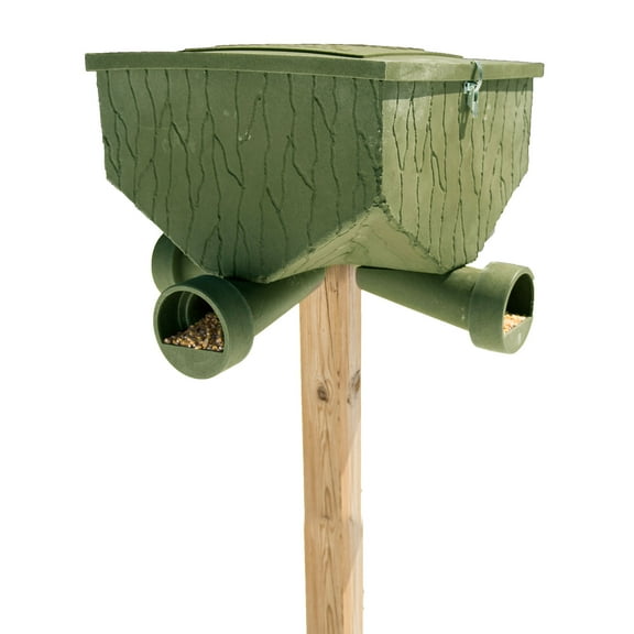 Banks Outdoors Gravity Fed Feed Bank Deer & Game Hunting Feeder 150 Lb Capacity