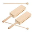 thumbnail image 2 of 2 Ensembles Instruments de Rythme en Bois Instrument de Percussion en Bois avec Maillet, 2 of 9