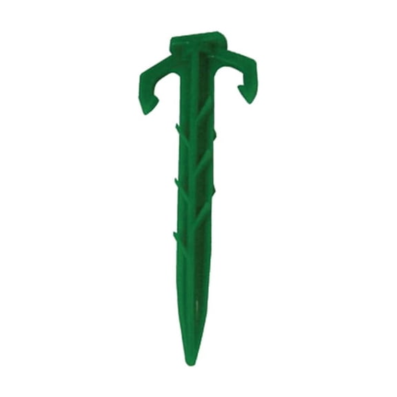 10 ct. Contractor Grade 4 Inch Biodegradable Stakes, Sod Staples for Securing Weed Fabric, Landscape Fabric, Netting, and Blanket