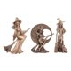 thumbnail image 1 of Figuras decorativas 3D de brujas nórdicas con pentáculos para jardín de hadas. Arte de diosa. 3 piezas, 1 of 9