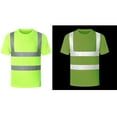 thumbnail image 3 of 1/2/3/4 Pack High Visibility Shirts Quick Dry Safety T Shirts with 4 Reflective Strips Short Sleeve Mesh Hi Vis Work Shirt for Men, 3 of 5