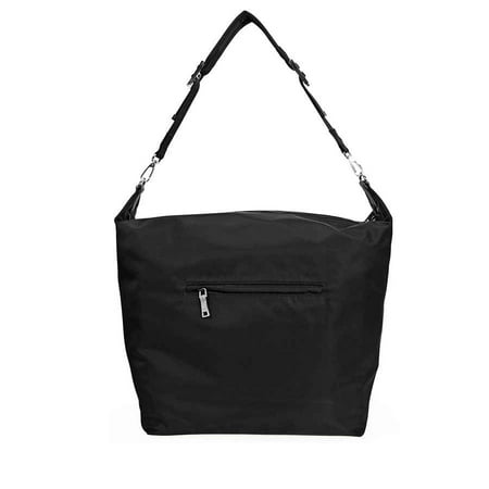 Prada Boston Bag - Prada Fabric Hobo Bag- Black