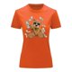thumbnail image 3 of Playera Blusa de Oso Millonario con Dólares Dinero Ropa De Mujer Color Anaranjado Talla Chica Marca Emil SaEs, 3 of 4