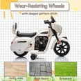 thumbnail image 3 of Eastvita 6V Kids Ride-On Dirt Bike Motorcycle, Music, Headlight, For Toddlers 1-4, Off-White, 3 of 9